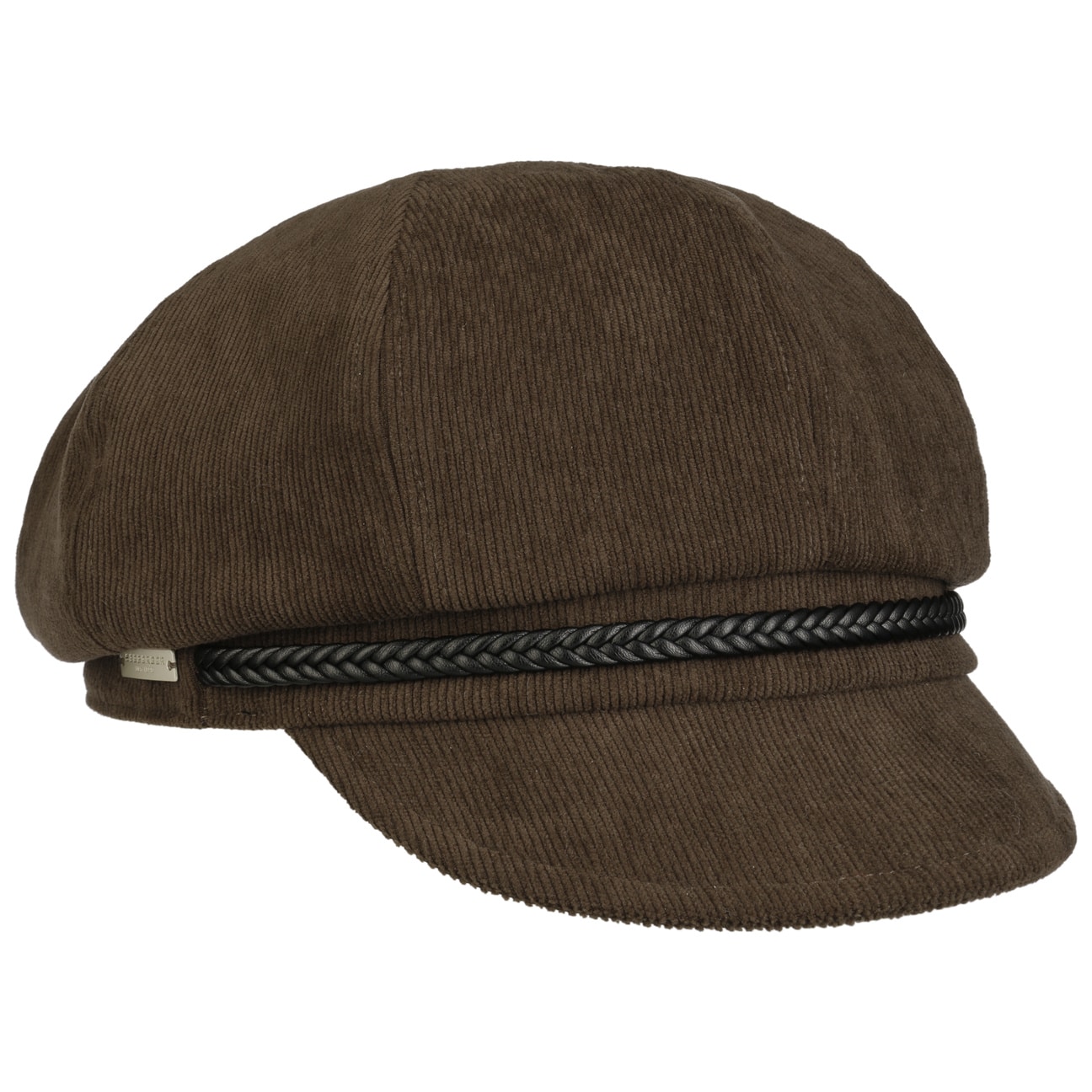 Uni Fine Cord Newsboykasket by Seeberger