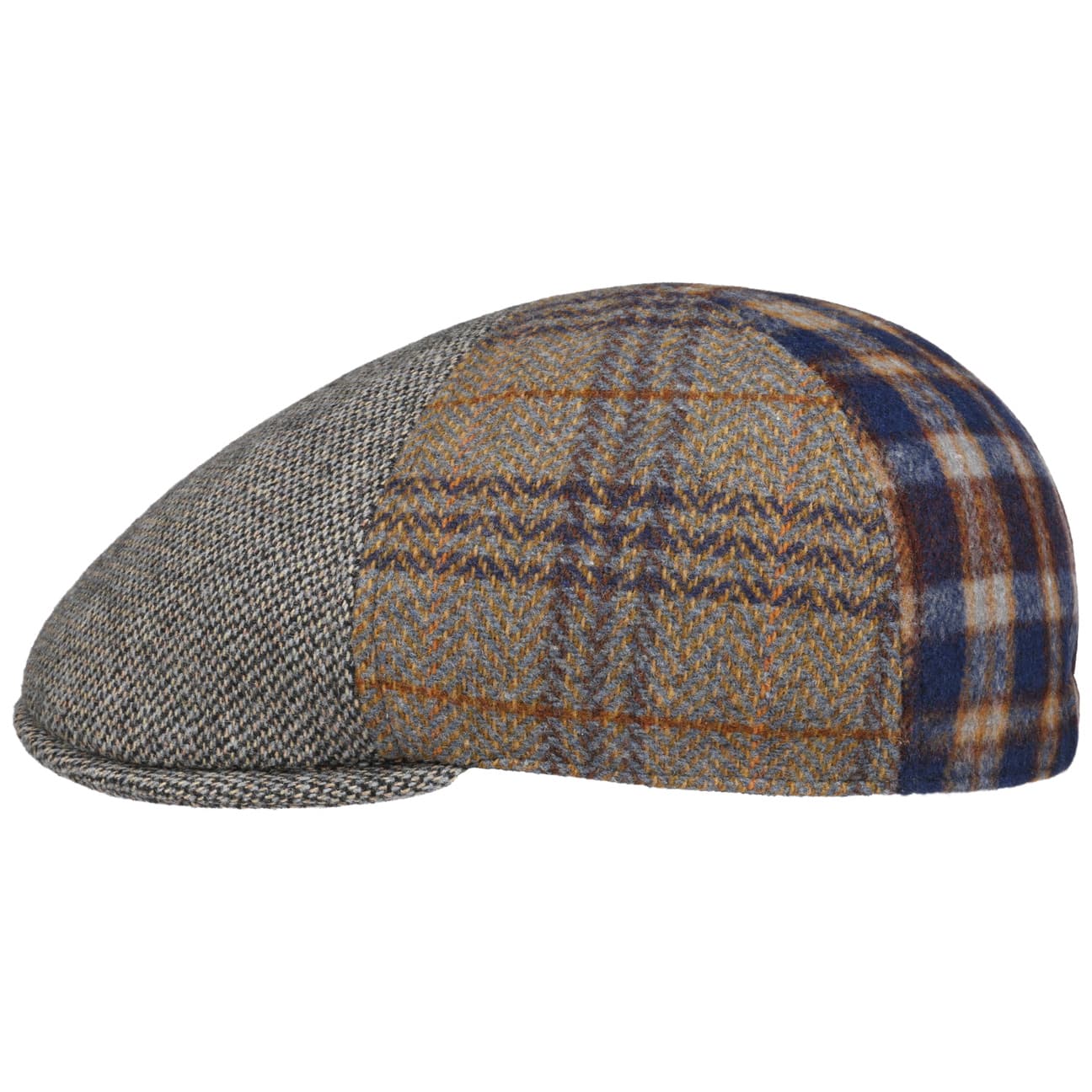 Ganter Patchwork Flat Cap by Lipodo