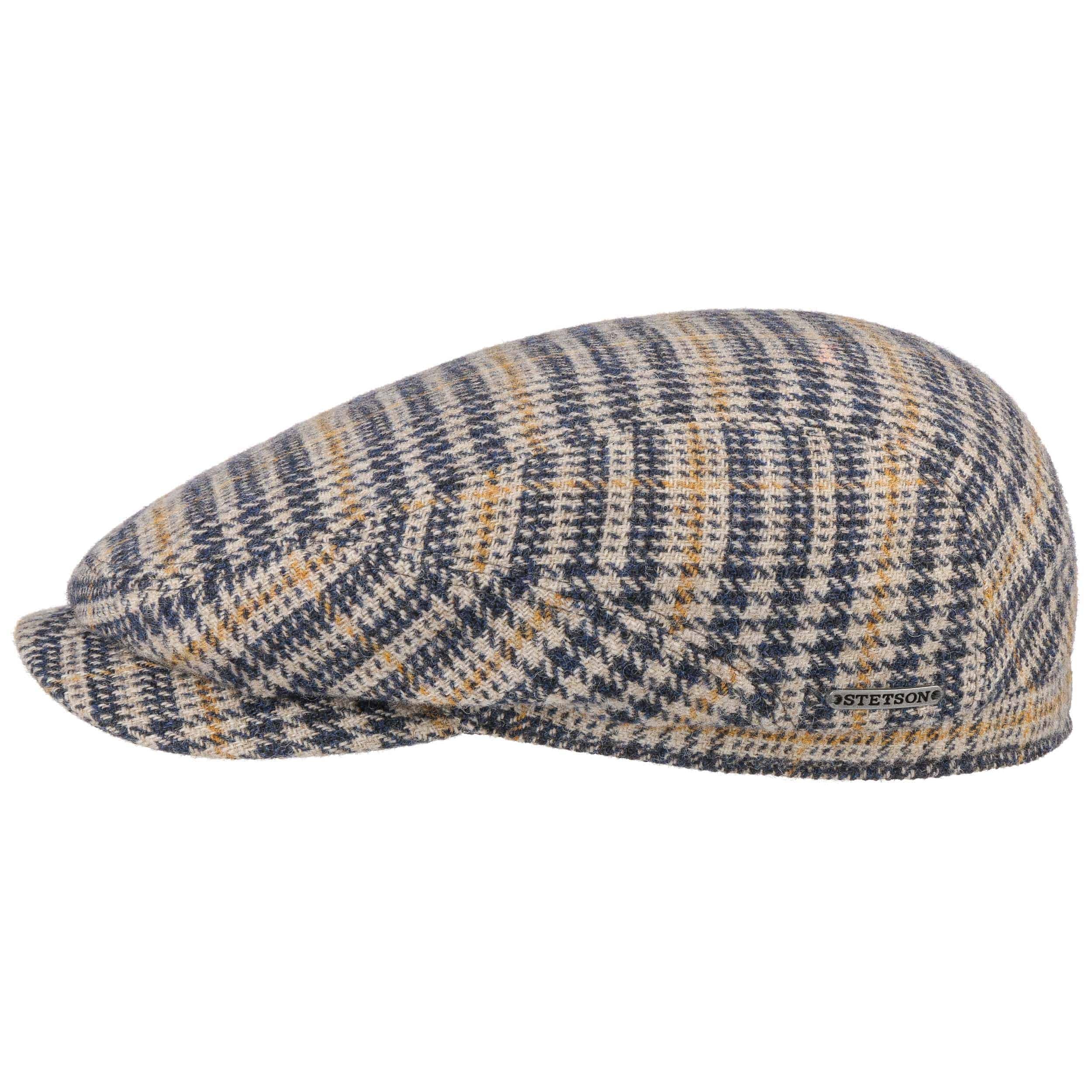 Uld Check Uld Check Flat Cap by Stetson --> Køb hatte, huer & kasketter online ...