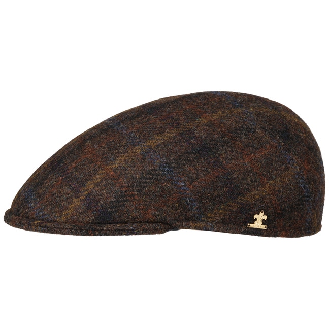 Vialo Wool Check Flat Cap by Lierys Gold - 1159,00 kr