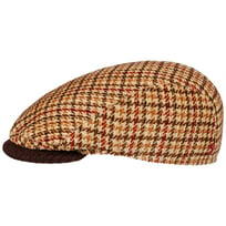 4 Panel Houndstooth Flat Cap by Alfonso D�Este - 699,00 kr