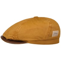 6 Panel Cotton Canvas Flat Cap by Stetson - 739,00 kr