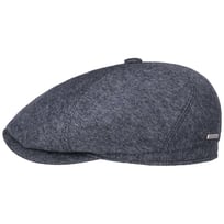 6 Panel Fine Melange Wool Flat Cap by Stetson - 739,00 kr