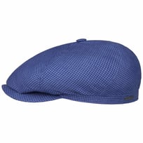 6 Panel Houndstooth Golf Flat Cap by Stetson - 739,00 kr