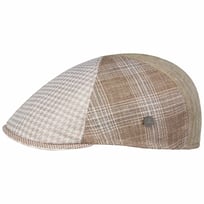 6 Panel Patchwork Flat Cap by Lierys - 659,00 kr