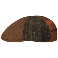 6 Panel Patchwork Flat Cap by Lipodo - 259,00 kr