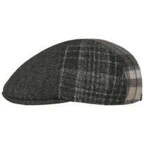 6 Panel Patchwork Flat Cap by Lipodo - 259,00 kr