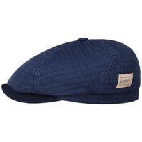 6 Panel Quilted Cotton Flat Cap by Stetson - 739,00 kr