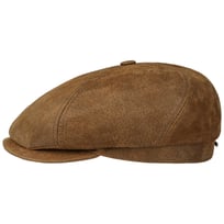 6 Panel Vintage Pigskin Flat Cap by Stetson - 959,00 kr