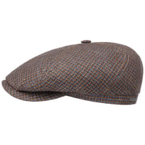 6 Panel Woolin Flat Cap by Stetson - 459,00 kr
