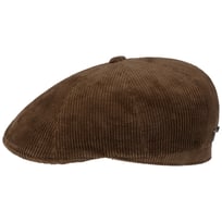 8 Panel Carson Cord Flat Cap by Stetson - 739,00 kr