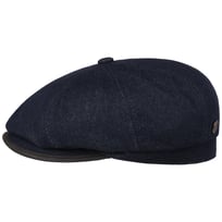 8 Panel Denim Flat Cap by Balmoral - 999,00 kr