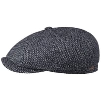 8 Panel Harris Tweed Flat Cap by JJ Hats - 1079,00 kr