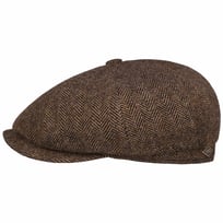 8 Panel Heringbone Wool Flat Cap by JJ Hats - 829,00 kr