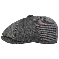 8 Panel Patchwork Flat Cap by Lipodo - 259,00 kr