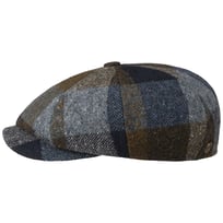 8 Panel Wool Check Flat Cap by Balmoral - 999,00 kr