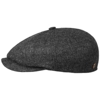 8 Panel Wool Twill Flat Cap by Balmoral - 749,00 kr