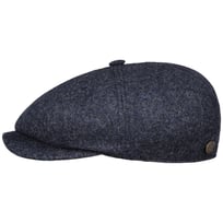 8 Panel Wool Twill Flat Cap by Balmoral - 749,00 kr