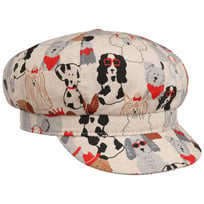 Allover Dogs Newsboykasket by Lierys - 499,00 kr