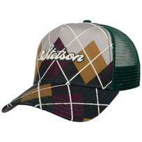Argyle Check Truckerkasket by Stetson - 439,00 kr