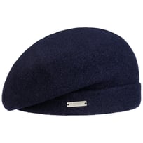 Baret i Filtet Uld med Fold by Seeberger - 389,00 kr