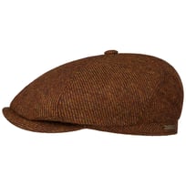 Bendavoa Wool 6 Panel Flat Cap by Stetson - 589,00 kr