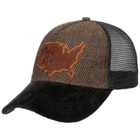 Black Brown Truckerkasket by King Kerosin - 269,00 kr