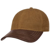 Bomuldskasket med L�dervisir by Stetson - 889,00 kr