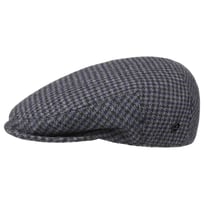 Britain Houndstooth Flat Cap by Lierys - 419,00 kr