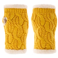 Cable Knit Strikkede H�ndledsvarmere by Seeberger - 259,00 kr