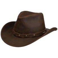 Calf Split Western L�derhat by Stetson - 1489,00 kr