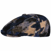 Camouflage Button Top Flat Cap by Lierys - 589,00 kr