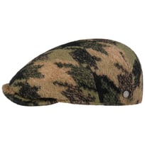 Camouflage Wool Flat Cap by Lierys - 589,00 kr