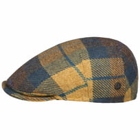 Capri Colour Check Flat Cap by Lierys - 669,00 kr