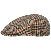 Capri Wool Houndstooth Flat Cap by Lierys - 669,00 kr
