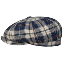 Caroma Check 8 Panel Flat Cap by JJ Hats - 659,00 kr