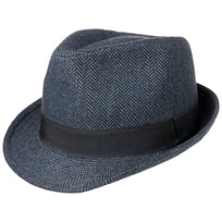 Classic Herringbone Trilby Hat by Lipodo - 309,00 kr
