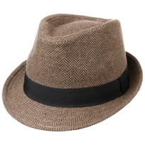 Classic Herringbone Trilby Hat by Lipodo - 309,00 kr