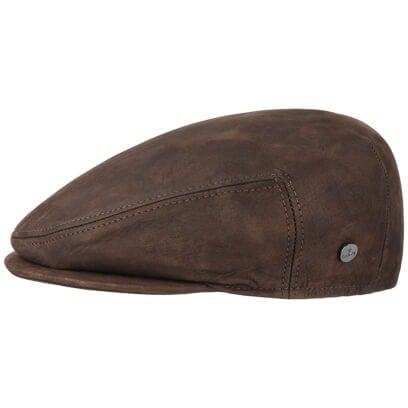 Classic L�der Flat Cap by Lierys - 829,00 kr