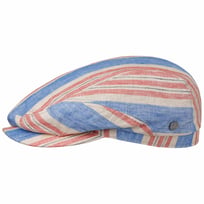 Colour Stripes Linen Flat Cap by Lierys - 499,00 kr