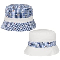 Cotton Check Bucket Vendbar Hat by McBURN - 259,00 kr