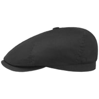 Cotton Twill Flat Cap by Stetson - 519,00 kr