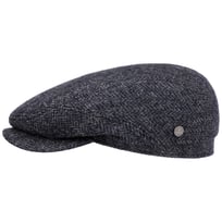 Crimson Uld Herringbone Flat Cap by Lierys - 589,00 kr