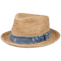 Crochet Raffia Fedora Str�hat by Stetson - 889,00 kr