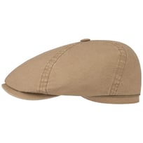 Delave Organic Cotton Flat Cap by Stetson - 519,00 kr