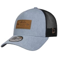 Denim Leather Patch Truckerkasket by New Era - 349,00 kr