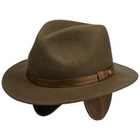 Dest Traveller Uldhat med �reklapper by Stetson - 1248,00 kr