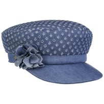 Distressed Denim Skipperkasket by Lierys - 499,00 kr
