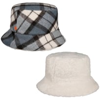 Doriet Check Bucket Vendbar Hat by Mayser - 829,00 kr
