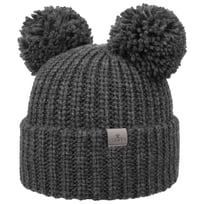Double Pom Strikket Hue by Lierys - 389,00 kr